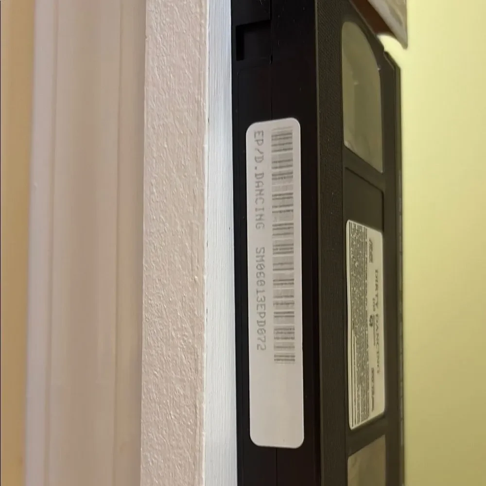 Dirty Dancing VHS Tape with Iconic Scenes